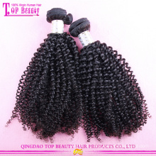 Nouveau conçu jerry bouclés cheveux armure 100% non transformés vierge mongolian cheveux bouclés weave